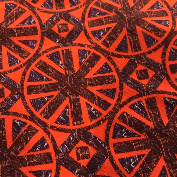 LuLaRoe MAXI - XXS orange/brown/Navy - Picture 5 of 6